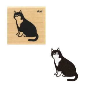 こどものかお スタンプ アイラブスタンプ ソックス猫